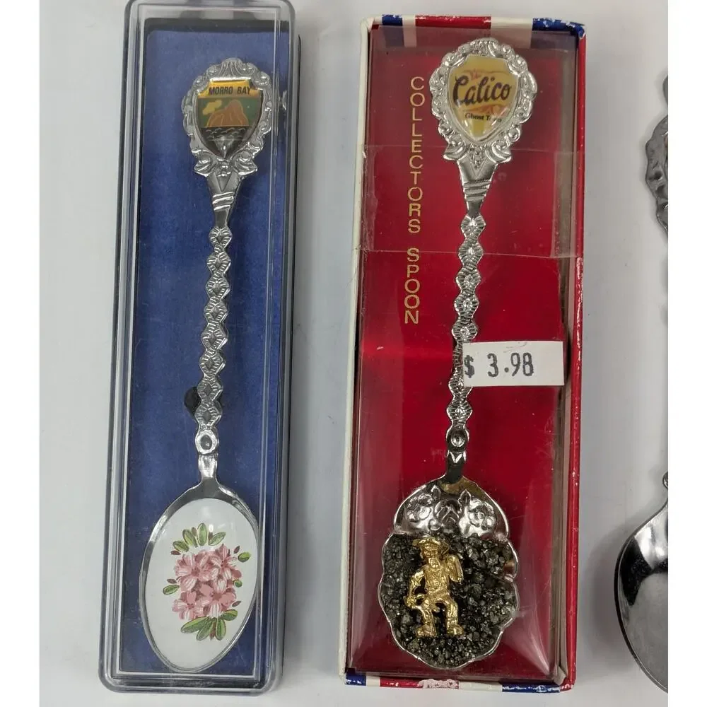 Lot 17 Vintage California Souvenir Collector Spoons State Travel Landmarks USA - Picture 7 of 16